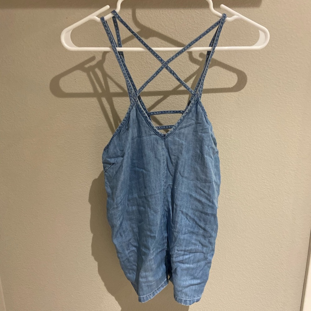 RVCA Denim Strappy Tank